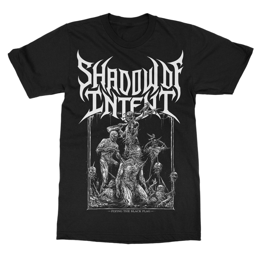 ZX Retro Shadow of Intent Band Graphic Cotton Tshirt Unisex Summer Short Sleeve Fashion Brand Tee Luxury Casual Vintage Retro Top