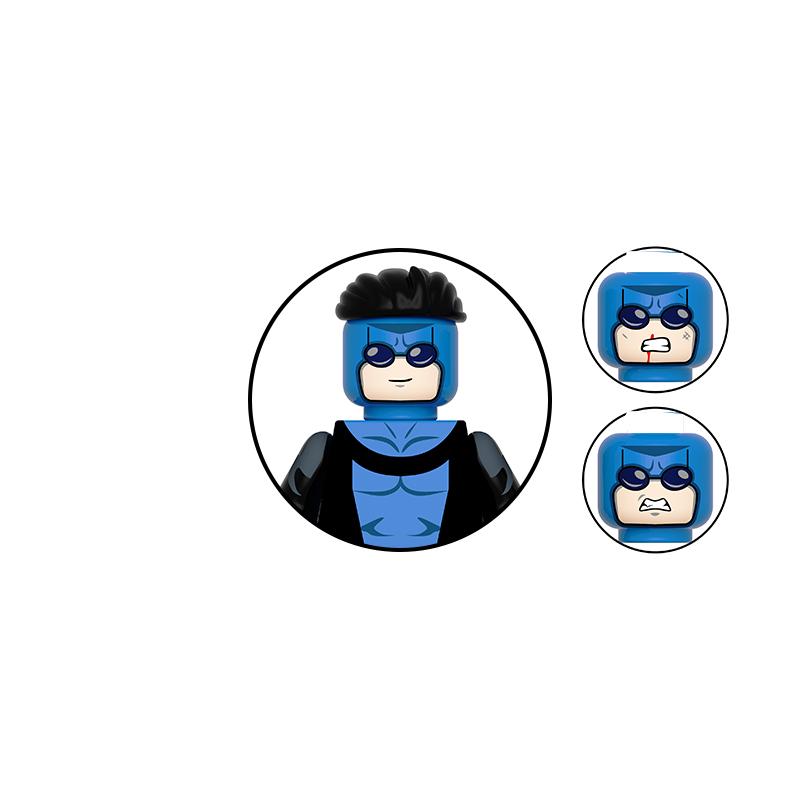 Classic Cartoon Invincible Mark Building block blind box Puzzle Action Figures Model Puzzle Dolls Toy Collection Ornament Gifts