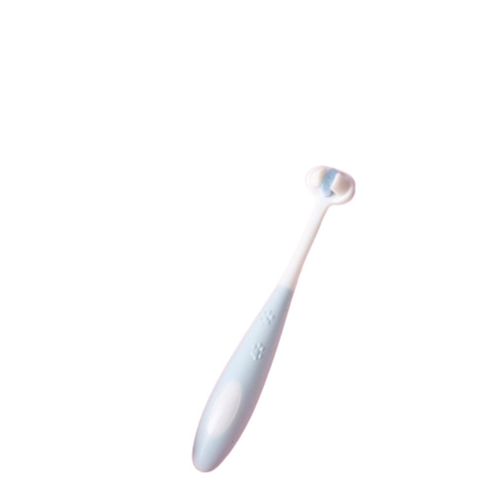 Мягкая щетина трехсторонняя зубная щетка мультяшная V-образная трехсторонняя зубная щетка уход за полостью рта