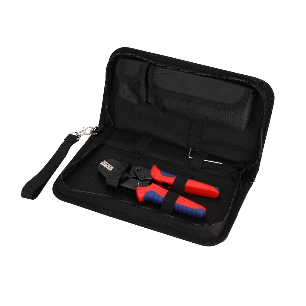 SN 48BS Ferrule Crimping Tool Kit Insulation Terminals Crimper Plier with 8 Replacement Jaws