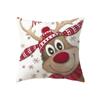 Рождественская тема, милый рождественский принт с рисунком лося, наволочка для дома, гостиной, украшения дивана, полиэстеровая подушка, наволочка