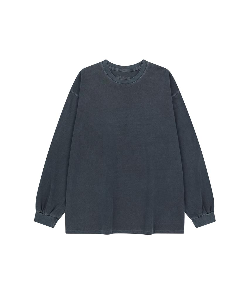 ENDOOR Крашение garment dye Лонгслив (Винтажный темно-синий)