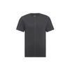 Yoga Dri-FIT Быстросохнущая футболка с круглым вырезом и короткими рукавами Мужские топы Черный Серый DO0775-010