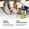 Foam Cleaner for Car Interior, Multi-Purpose Auto Leather Seat Care Kit, Effective Stain Remover with Fresh Scent