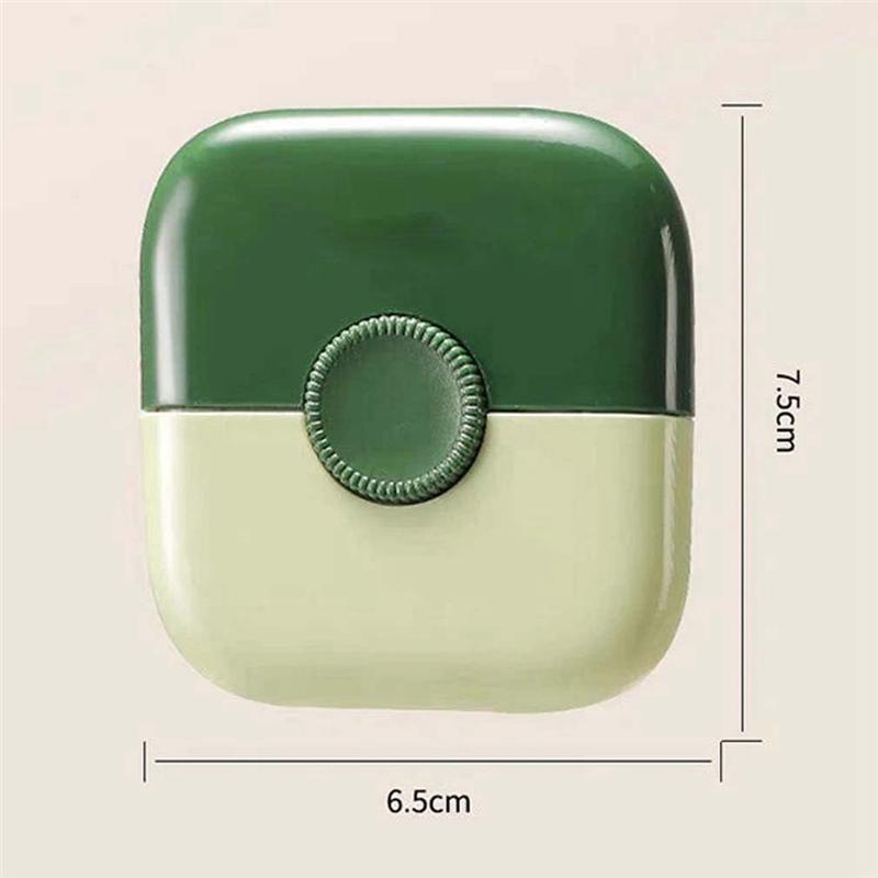 ABKR-2-In-1 Hair Cutting Trimmer Barber Comb Bangs Hair Cutter Remover Home Mini Makeup Tools,Green Durable 6.5X7.5Cm