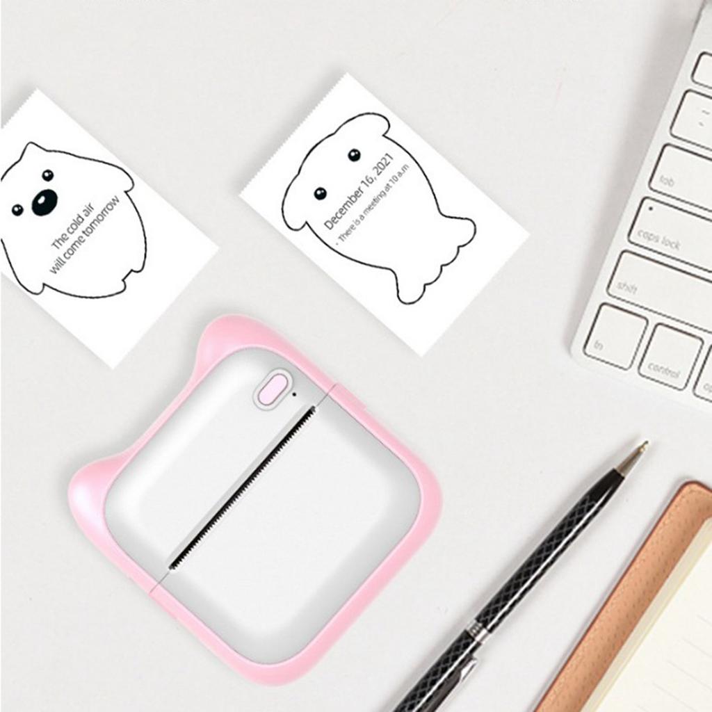 Портативный мини-принтер Беспроводной BT Термопринтер Простое управление Совместим с Android IOS Карманный принтер Принтер для этикеток