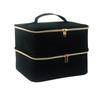 Nail Polish Storage Bag Essential Oil Bag Portable Cosmetic Nail Care Kit Nail Care Tool Storage Box Double Layer