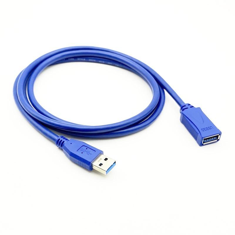 Высокоскоростной синий USB 3.0 Тип A Штекер на Гнездо USB Удлинительный Кабель AM TO AM 4,8 Гбит/с Поддержка USB 2.0 0,3 м 0,6 м 1 м 1,5 м - 5 м