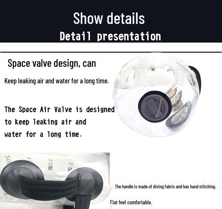 Clear PVC Water-Air Combo Fitness Bag: Weighted Squat Z Energy Pack for Balance Training