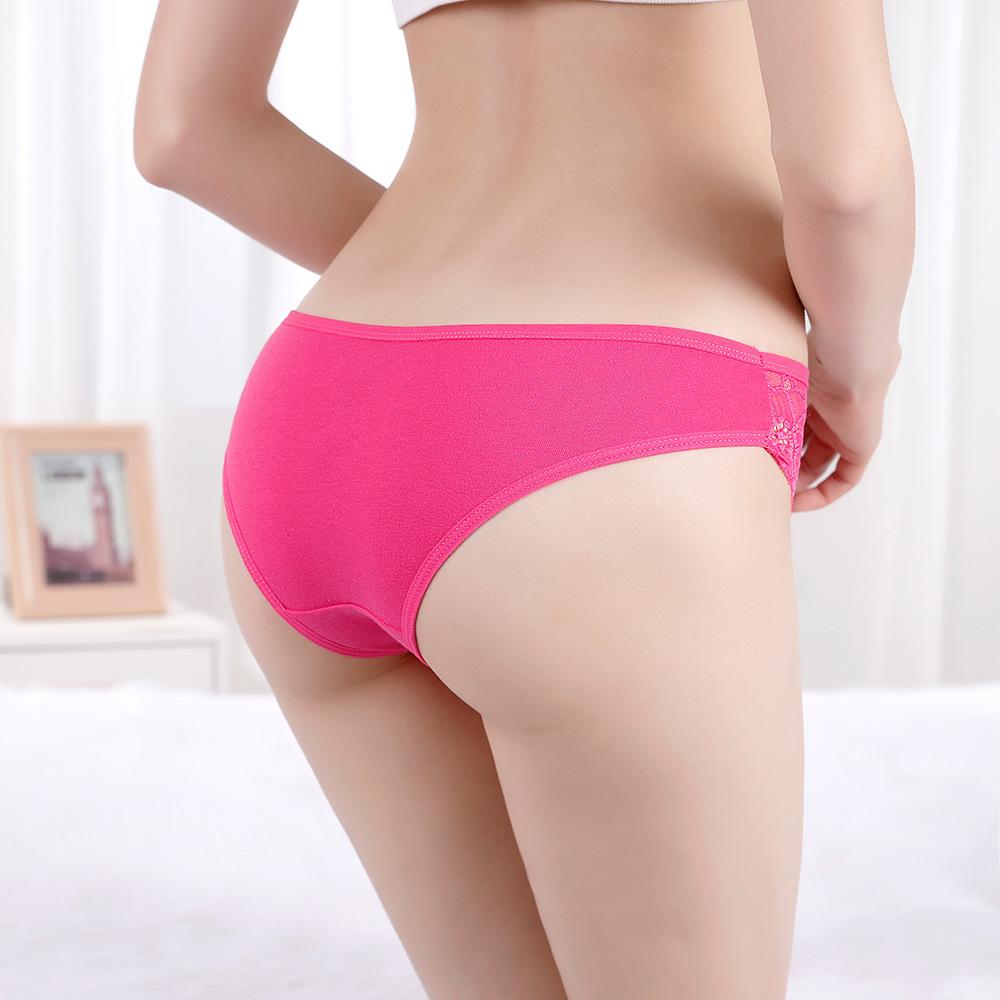 Хлопковые женские трусы, сексуальные кружевные лоскутные трусики, женское нижнее белье, нижнее белье, 6 шт./компл.