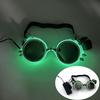 New Luminous Glowing Glasses LED Steampunk Glasses With Lights Bar Nightclub Supplies Neon Sunglasses Eyewear Props