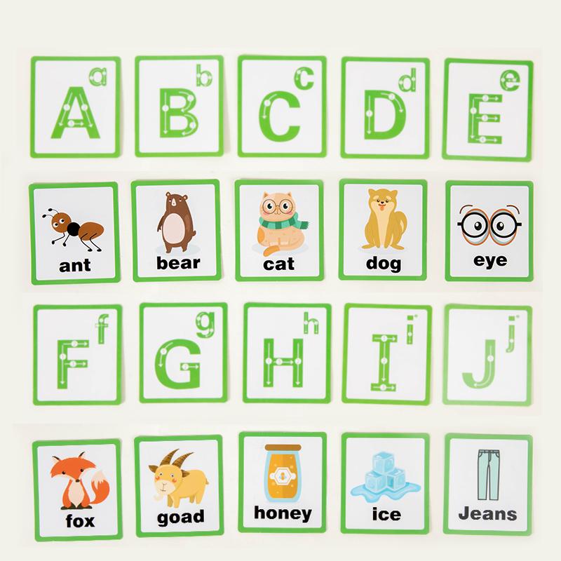 Игра на обводку букв для раннего развития Дети Образовательная Песочная Доска для Письма и Рисования Игрушка Монтессори Написание Слов Деревянные Игрушки