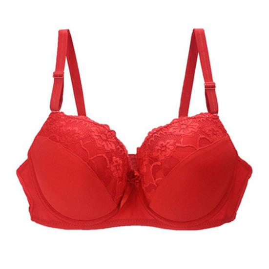 Женский бюстгальтер пуш-ап больших размеров, сексуальный, с цветочным кружевом, полностью покрывающий бюстгальтер на косточках, поддерживающий, повседневный бюстгальтер для большой груди