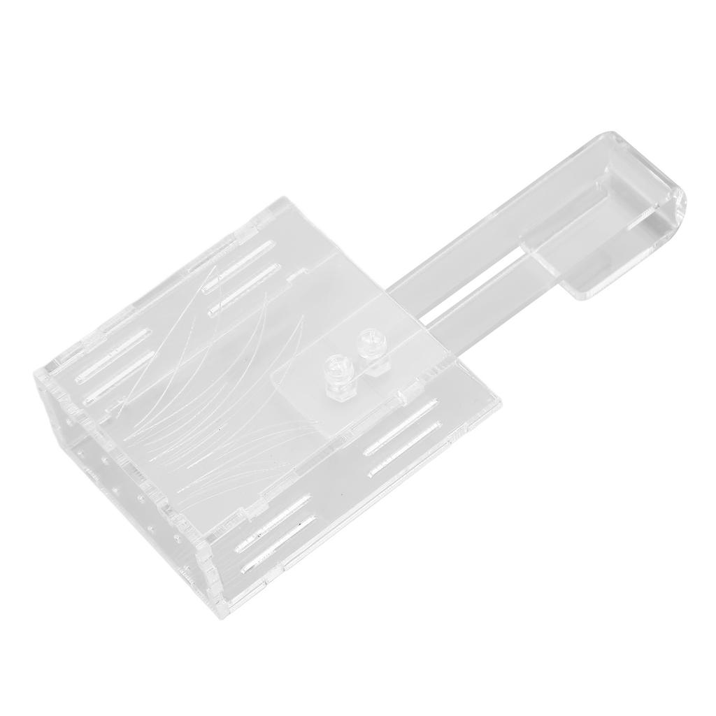 Aquarium Aquatic Planter Transparent Acrylic Fish Tank Hanging Water Plants Planter with Hook and Holes Small Hook