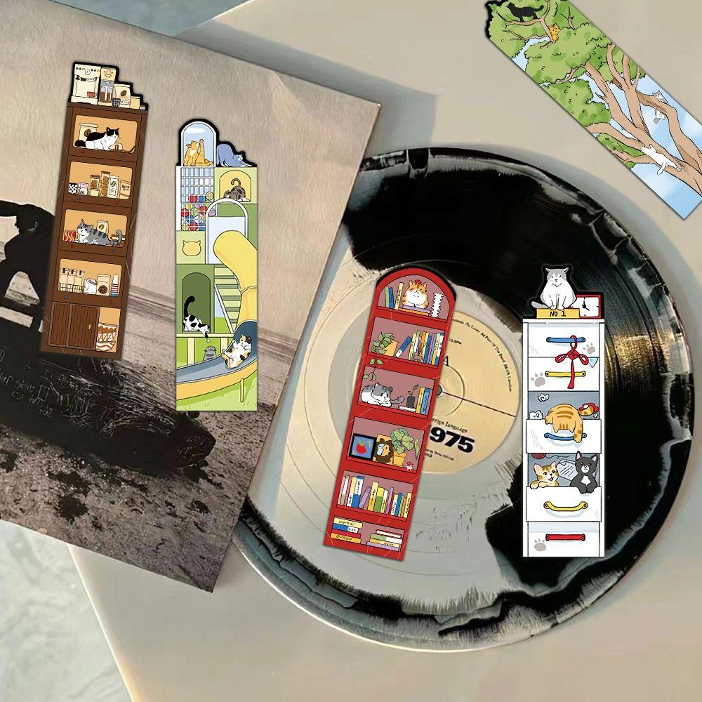 Cartoon Paper Bookmark 30Pcs Page Marking Cards Creative Reading Page Book Marking Gifts