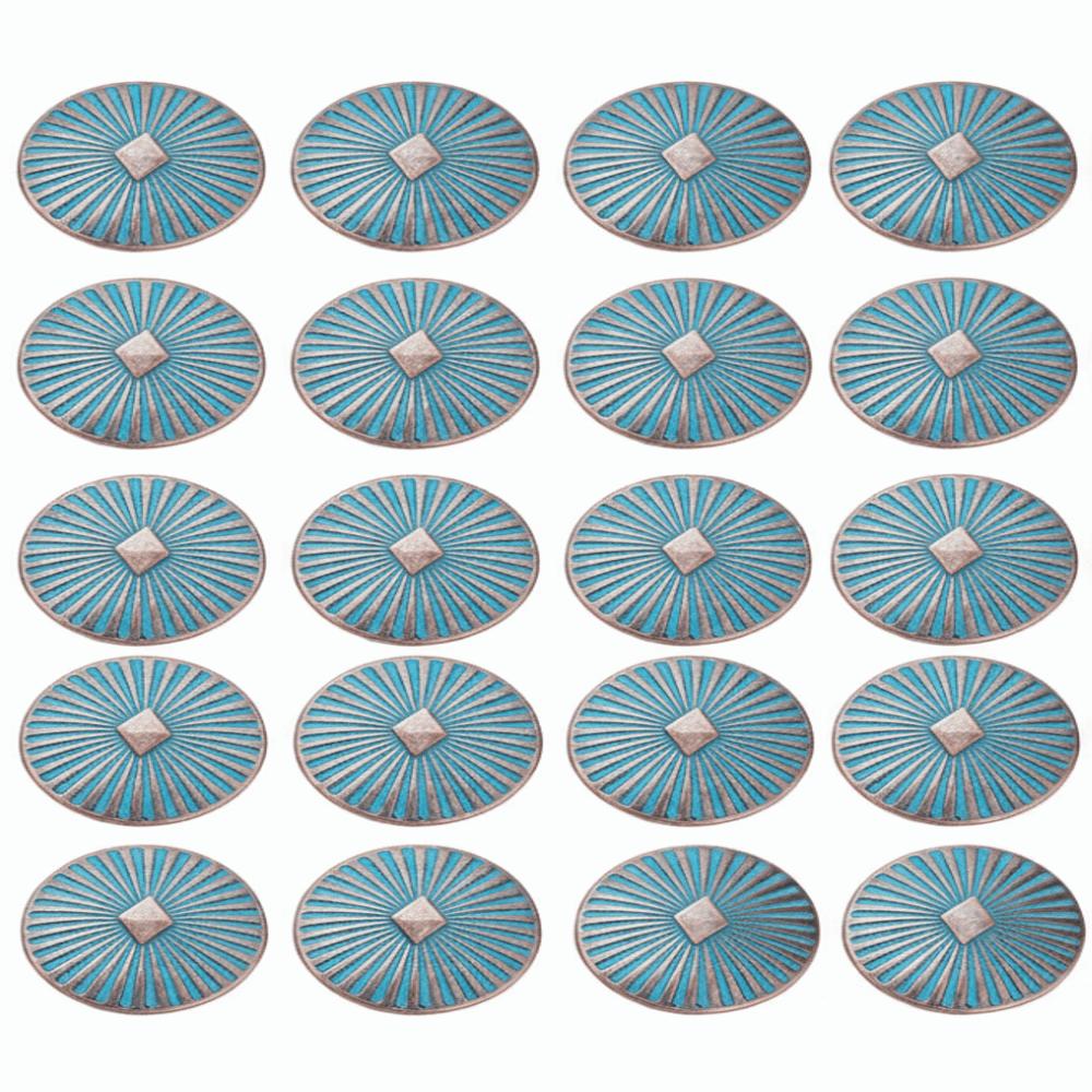 20pcs Round Shape Vintage Buttons Single Hole Decorative Sewing Buttons  For Coat