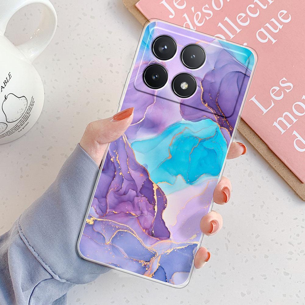 For Xiaomi Poco F6 Pro Case For Xiaomi Poco M6 4G Cover Shockproof Clear Soft Silicone Phone Case on Xiaomi PocoF6 Fashion Funda