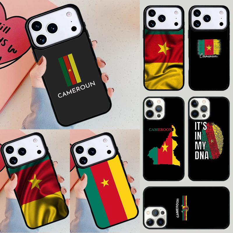 Republic of Cameroon Flag Phone Case For iPhone 17 Air 14 15 13 12 Max Cover For Apple 16e 11 Pro Max Plus Coque