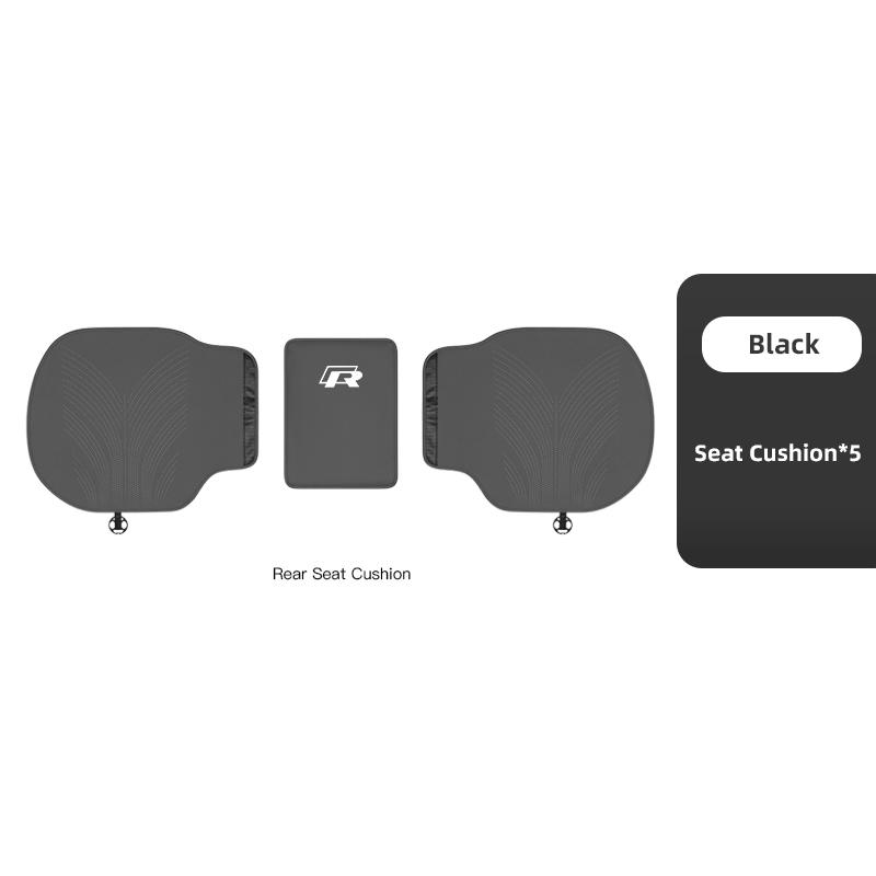 For Volkswagen J2Car Logo Seat Covers Auto Seat Breathable Protection Cushion For VW GTI Polo Golf Passat Tiguan Arteon Touareg Taigo CC Hub Cap