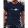 Простые графические футболки для мужчин Одежда Мода Лето Короткий рукав 3D-принты Футболки Повседневная уличная одежда Футболки оверсайз