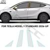 Предварительно вырезанная PPF для Tesla Model Y Standard 2026 Фары Зеркала Заднего Вида Стойки A B Защитная Пленка TPU Устойчивая к Царапинам Прозрачная Защита от Сколов