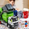 1:40 City Garbage Truck Model Simulation Diecast Water Tanker Sanitation Vehicle Sound and Light Toys for Children Gift