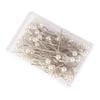 100pcs Boxed Color Nickel-Plated Pearlescent Needles Diy Clothing Positioning Decorative Bead Needles Sewing Accessories