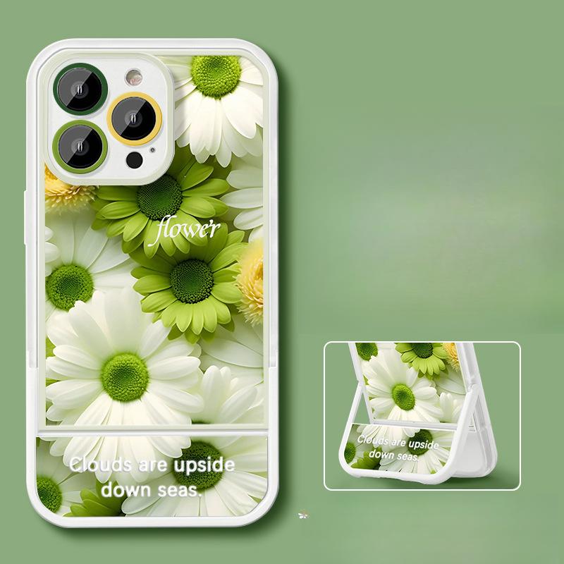 Маленький свежий цветок бабочка подходит для 16 iPhone чехол iPhone 15 Promax кронштейн 14 силикон 13 High-end Sense