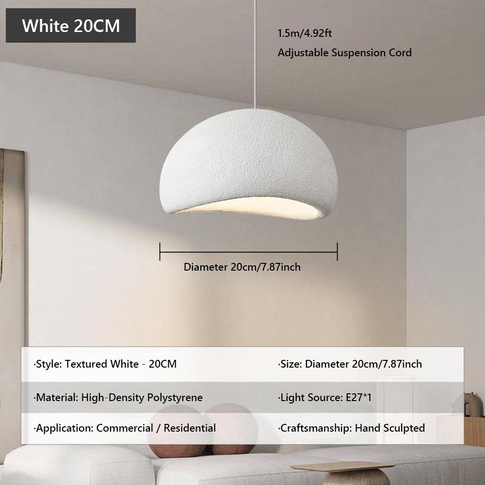 Creamy Tone Hanging Pendant Light  for Showrooms Restaurants Villas Living Rooms Dining Areas