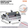 VEVOR Electric Paper Cutter, 13" /330.2mm Cutting Width, 1.57"/40mm Cutting Thickness, Desktop Paper Cutting Machine with Button Control