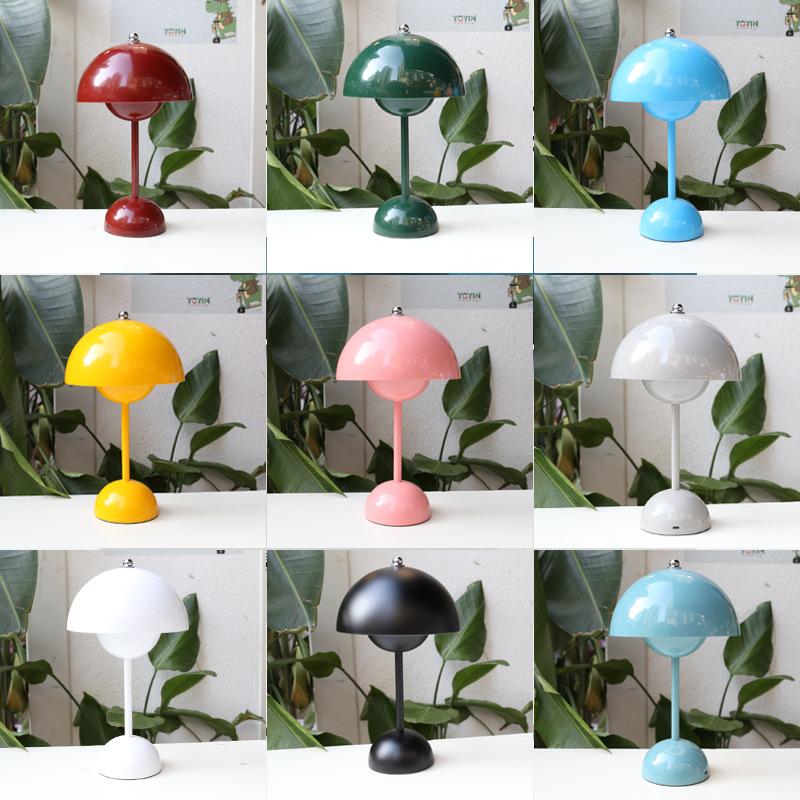 Настольная маленькая настольная лампа, скандинавский минималистичный креативный индивидуальный стол для спальни, прикроватная тумбочка с беспроводной зарядкой, USB небольшой ночник