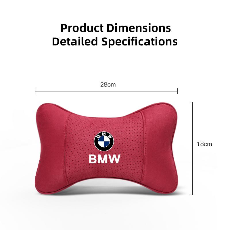 For BMW E87 Keychain Car Headrest Memory Foam Car Neck Pillow Auto Accessories For BMW Performance F30 F10 E90 F20 E46 E39 E36 E87 E92 E91