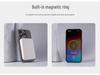Тонкий магнитный кольцевой чехол для iPhone 15/16 Pro Max с блоком цветов для рамки объектива - Защитный дизайн, безопасный для кожи