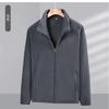 Fleece Jacket Men's Autumn and Winter Handsome Casual Polar Fleece Thickened Warm Couple's Large Size Loose Sweatshirt