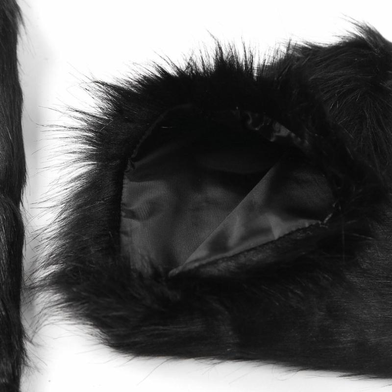 Faux Furs Cuffs Furry Wrist Bands Leg Warmers Wrist Cuffs Warmer Boot Cuffs for Women Party Cosplay Costumes Accessories