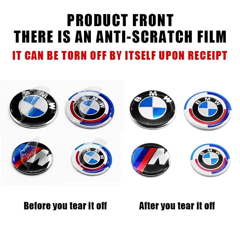 BBKA9 BMW E46 E39 E90 E60 E36 F30 F10 E34 E30 F20 E92 M3 M4 M5 X5 X6 Для 11/14 мм Авто Стайлинг Брелок Дистанционного Управления Эмблема Наклейка