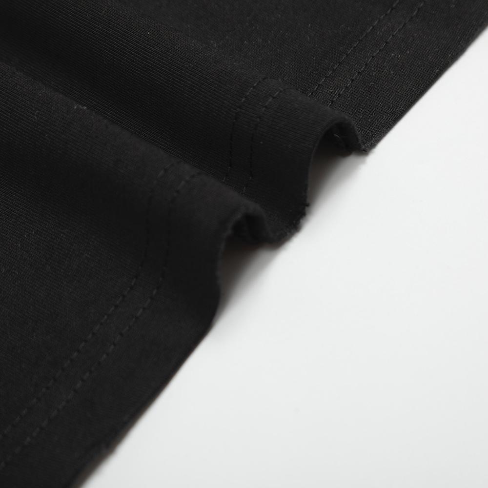 AMI 2025 Лето Новая Свободная Большого Размера Мужская Футболка из Чистого Хлопка с Принтом