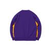 Толстовки Li Ning Унисекс Новые Фиолетовые Lakers С круглым вырезом Утепленные Обычные AWDQ654-4