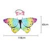 Party Favor Partyprop Fairy Kids Cloak Butterfly Wings Shawl Costumes Accessory Butterfly Scarf