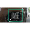 For Kia Sportage KX5 SX 17-18-19 Glossy Chrome Rear Fog Light Lamp Frame Trim
