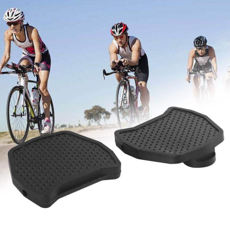 Richy Road Bike Pedal Adapters Compatible With SPD LOOK Cleats Convert Clipless To Flat Pedals