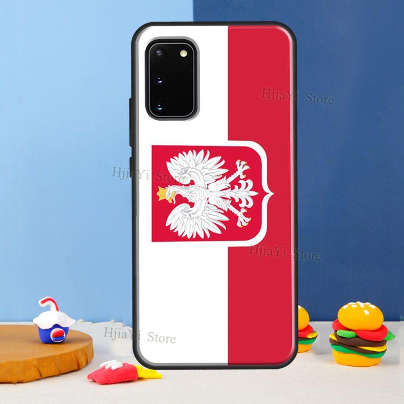 Poland Polish Flag For Samsung Galaxy S21 S22 Ultra S20 FE Note 20 Ultra S8 S9 S10 Note 10 Plus Phone Case
