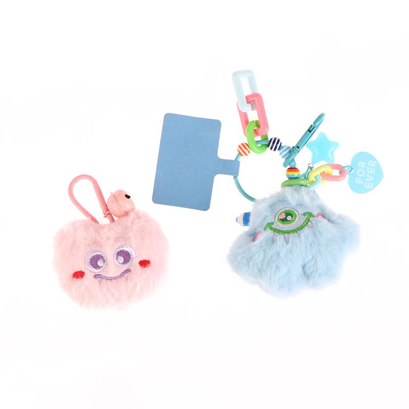 Kawaii One Big Eye Monster Plush Pet Lovers Брелок Подвеска Пары Брелок Подвески Автомобильный Брелок