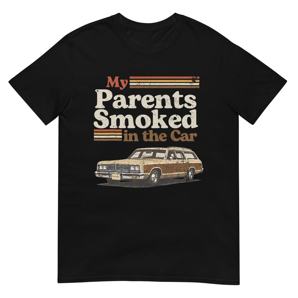 My Parents Smoked In The Car Funny Vintage Classic Meme Art TShirt