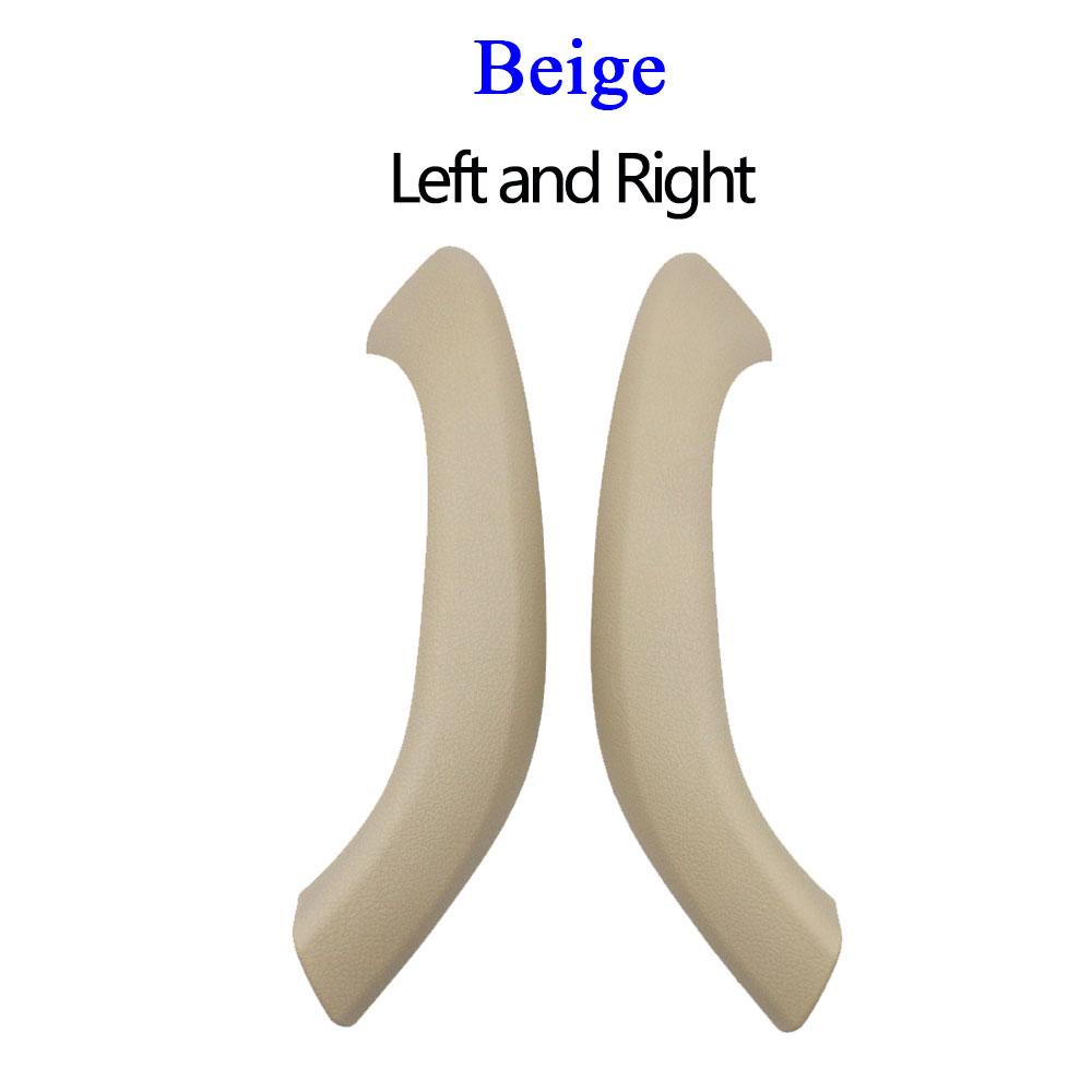 LHD RHD Внутренняя дверь автомобиля Черный Бежевый Карбон Левая и правая ручка Наружная крышка Замена накладки для BMW X1 X2 F48 F49