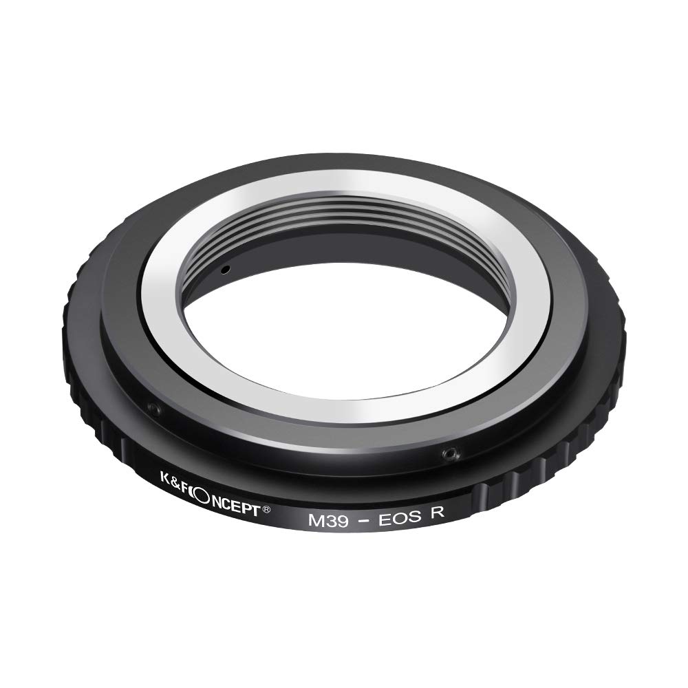 CONCEPT Mount Adapter for Leica M39 Lenses To Canon EOS R Leica Compatible L39 Lenses To Canon RF Lenses for Infinity Focus K&F Cameras,