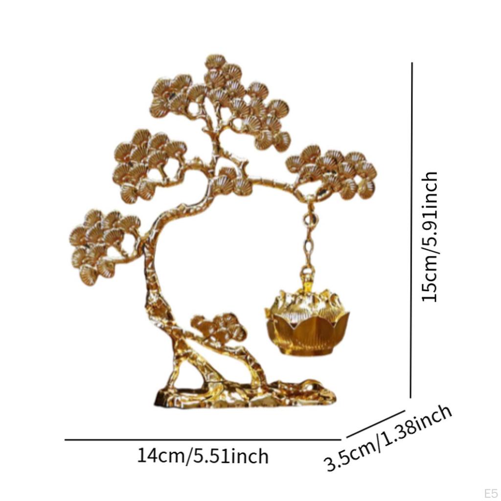 Подвесная курильница для благовоний в форме сосны для медитационного пространства
