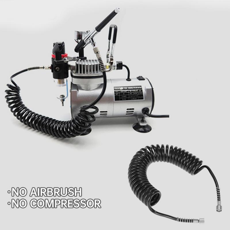 PU Spring Coil Spray Guns Air Hose With Standard 1/8 Air Hose Connections On Both Ends Air Tool Replacement Repair Fittings