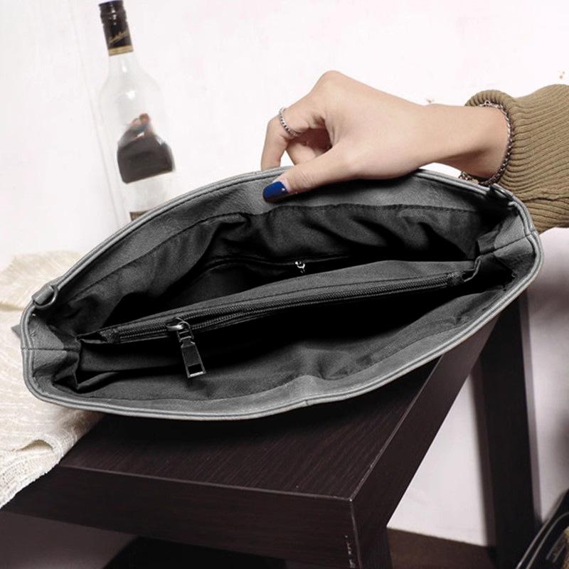 Большая вместительная женская сумка-клатч, новая женская сумка, простая сумка на одно плечо, сумка-конверт