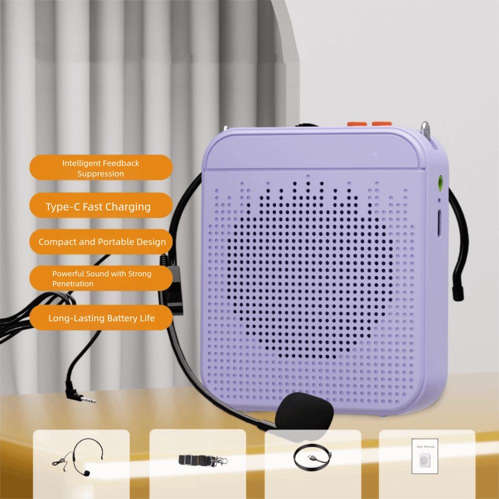 K5 Wireless Voice Amplifier FM Radio Sound Amplifier Bluetooth Speaker  for Noisy Environment